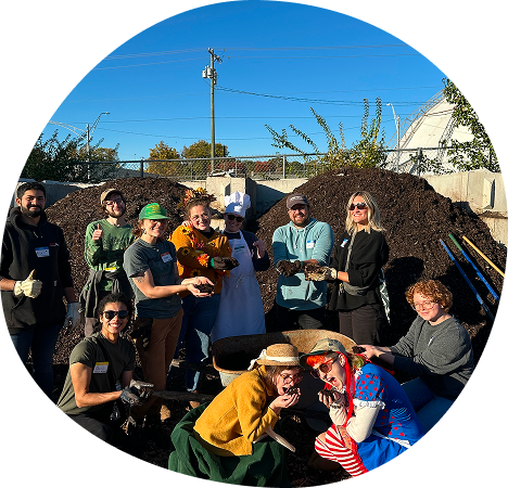 community composting event