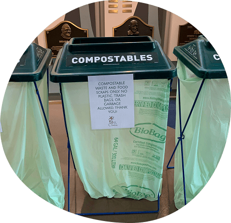 compost event collection bins
