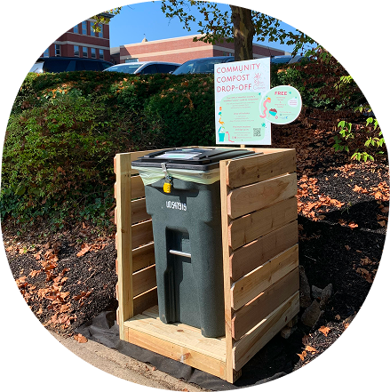 Queen City Commons Compost Bin